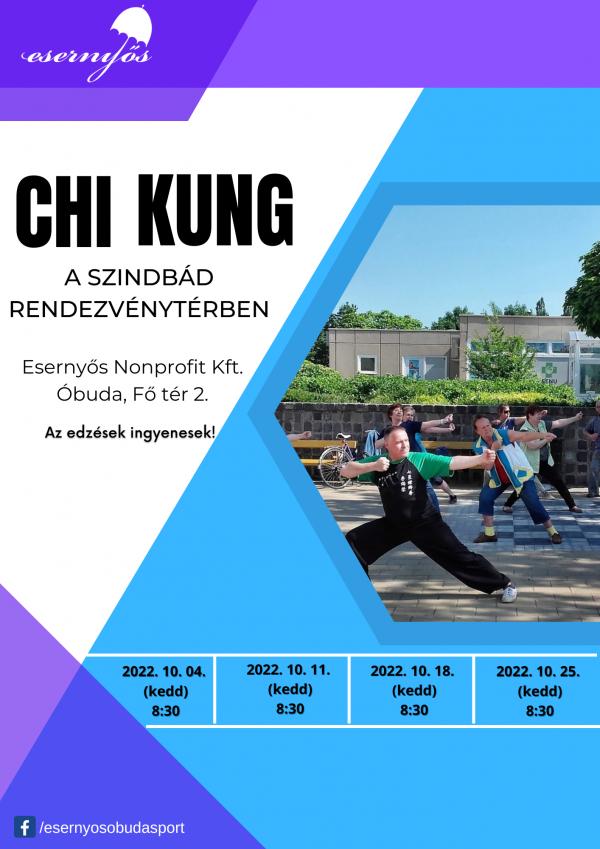 CHI KUNG edzés az Esernyősben októberben!